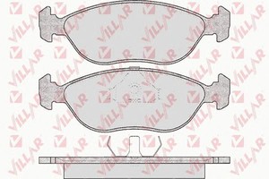 Фото Комплект гальмівних колодок, дискове гальмо VILLAR 626.0592