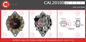 Фото Генератор CASCO CAL20100