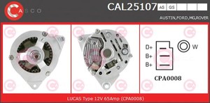 Фото Генератор CASCO CAL25107GS