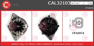 Фото Генератор CASCO CAL32103GS