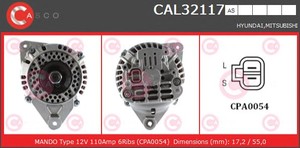 Фото Генератор CASCO CAL32117AS