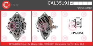 Фото Генератор CASCO CAL35191AS