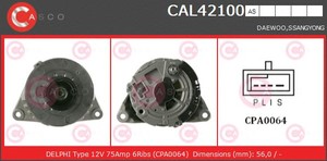 Фото Генератор CASCO CAL42100