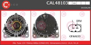 Фото Генератор CASCO CAL48103