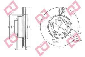 Фото Гальмівний диск DJ PARTS BD1785