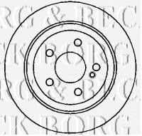 Фото Гальмівний диск BORG & BECK BBD4354