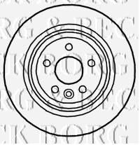 Фото Гальмівний диск BORG & BECK BBD4759