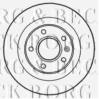 Фото Гальмівний диск BORG & BECK BBD4799