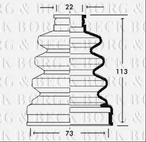 Фото Автозапчасть BORG & BECK BCB2709