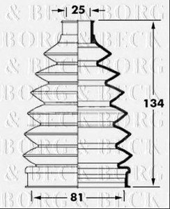 Фото Автозапчасть BORG & BECK BCB6028