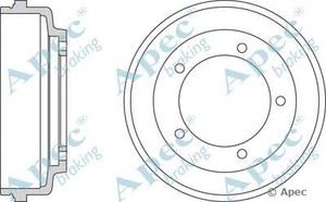 Фото Гальмівний барабан APEC braking DRM9712