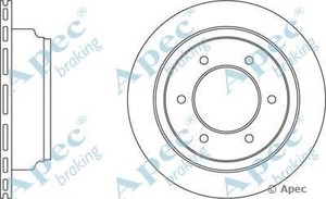 Фото Гальмівний диск APEC braking DSK2016