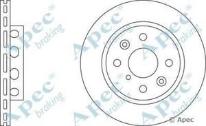 Фото Гальмівний диск APEC braking DSK2152