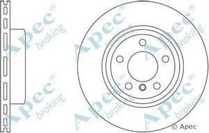 Фото Гальмівний диск APEC braking DSK2359