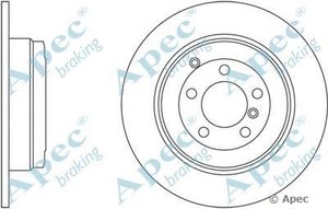 Фото Гальмівний диск APEC braking DSK2529