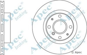 Фото Гальмівний диск APEC braking DSK 2773