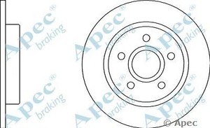 Фото Гальмівний диск APEC braking DSK2926