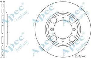 Фото Гальмівний диск APEC braking DSK611