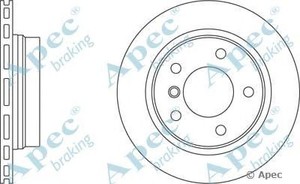 Фото Гальмівний диск APEC braking DSK681