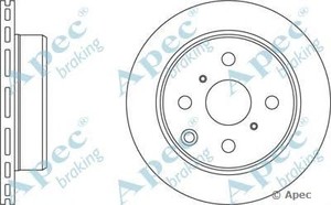 Фото Гальмівний диск APEC braking DSK762