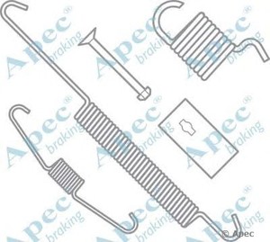 Фото Комплектуючі, гальмівна колодка APEC braking KIT2000