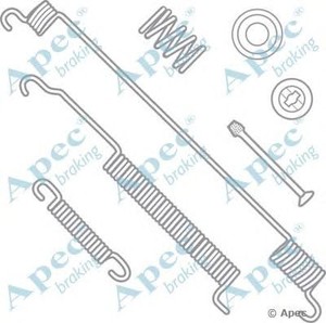 Фото Комплектуючі, гальмівна колодка APEC braking KIT2034