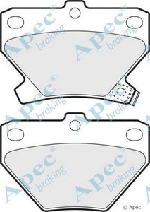 Фото Комлект гальмівних колодок, дисковий механізм APEC braking PAD1113