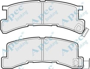 Фото Комлект гальмівних колодок, дисковий механізм APEC braking PAD733