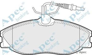 Фото Комлект гальмівних колодок, дисковий механізм APEC braking PAD902