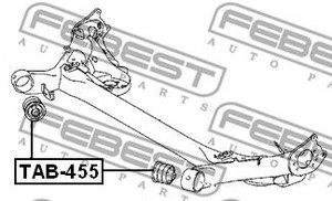 Фото Сайлентблок задньої балки Febest TAB455