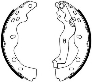 Фото Колодки гальмівні барабанні Ferodo FSB691