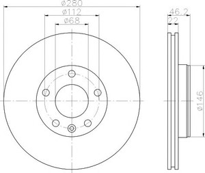 Фото Комплект тормозов, дисковый тормозной механизм MINTEX MDK0212