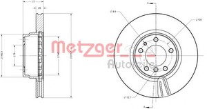 Фото Гальмівний диск Metzger 6110383