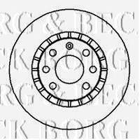 Фото Гальмівний диск BORG & BECK BBD4904