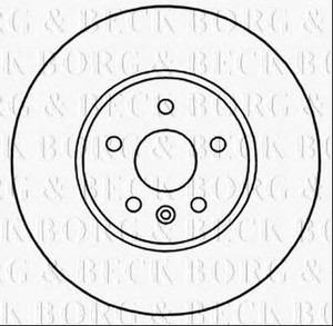 Фото Гальмівний диск BORG & BECK BBD5314