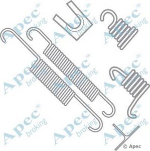 Фото Комплектуючі, гальмівна колодка APEC braking KIT612