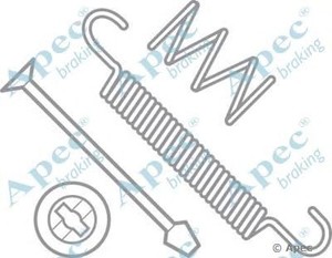 Фото Комплектующие, стояночная тормозная система APEC braking KIT969