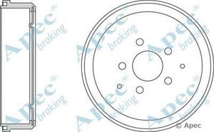 Фото Гальмівний барабан APEC braking DRM9700