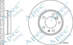 Фото Гальмівний диск APEC braking DSK2006