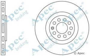 Фото Гальмівний диск APEC braking DSK2031