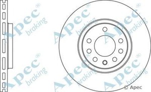 Фото Гальмівний диск APEC braking DSK2176