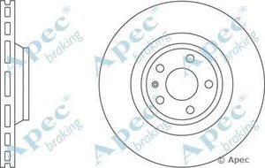 Фото Гальмівний диск APEC braking DSK2244