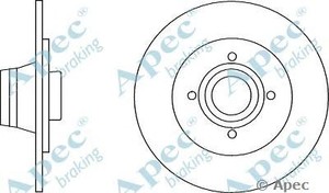 Фото Гальмівний диск APEC braking DSK2826