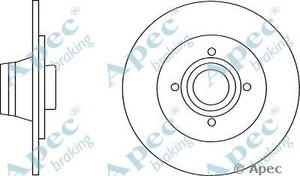 Фото Гальмівний диск APEC braking DSK2943