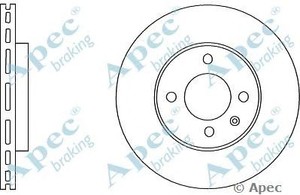 Фото Гальмівний диск APEC braking DSK2946