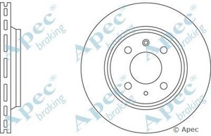 Фото Гальмівний диск APEC braking DSK577