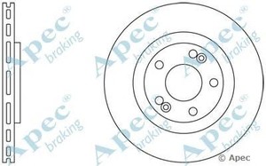 Фото Гальмівний диск APEC braking DSK790