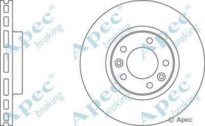 Фото Гальмівний диск APEC braking DSK824