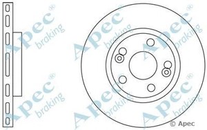 Фото Гальмівний диск APEC braking DSK834