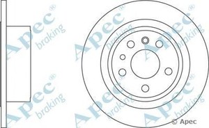 Фото Гальмівний диск APEC braking DSK926